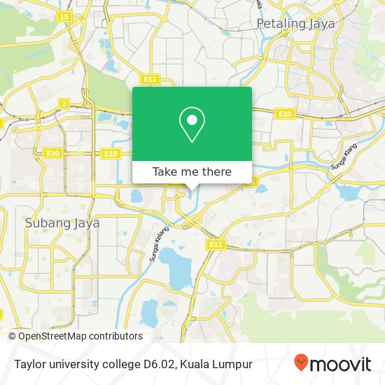 Taylor university college D6.02 map