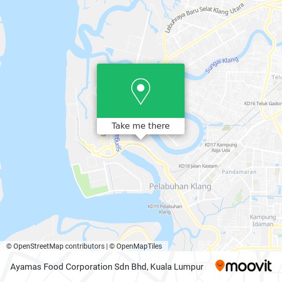 Ayamas Food Corporation Sdn Bhd map