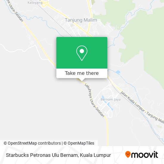 Starbucks Petronas Ulu Bernam map