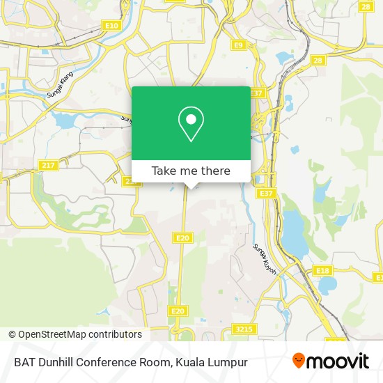 BAT Dunhill Conference Room map