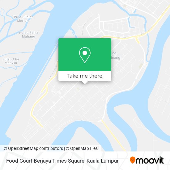 Food Court Berjaya Times Square map