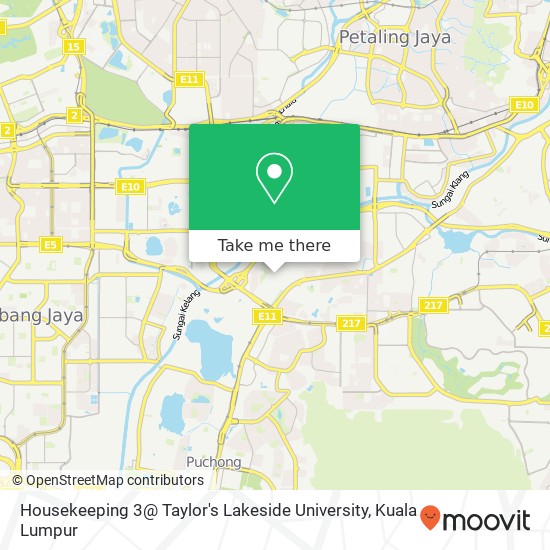 Housekeeping 3@ Taylor's Lakeside University map