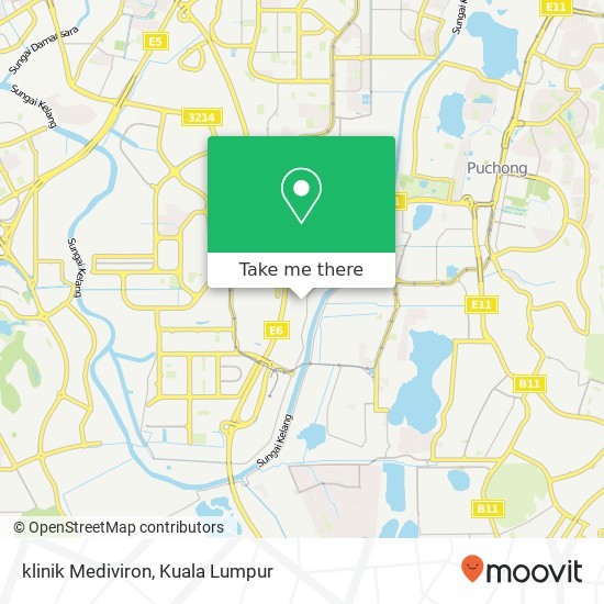 klinik Mediviron map