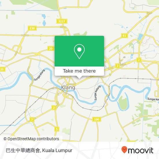 巴生中華總商會 map