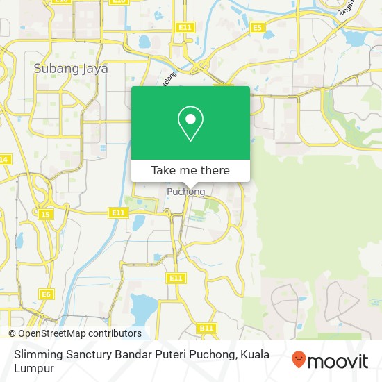 Peta Slimming Sanctury Bandar Puteri Puchong