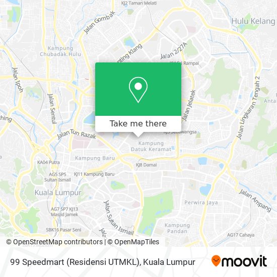 99 Speedmart (Residensi UTMKL) map