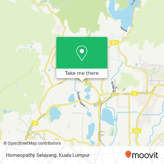 Homeopathy Selayang map