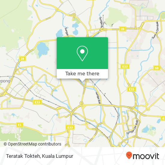 Teratak  Tokteh map