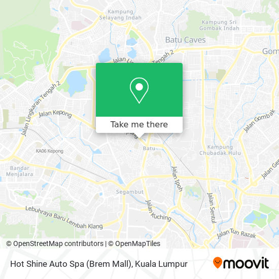 Hot Shine Auto Spa (Brem Mall) map