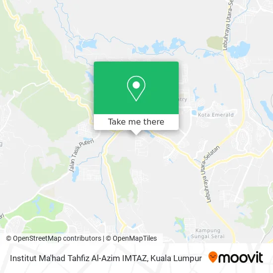 Institut Ma'had Tahfiz Al-Azim IMTAZ map