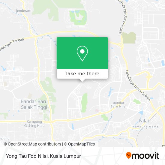 Yong Tau Foo Nilai map