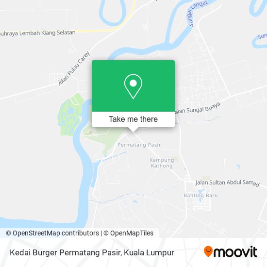 Kedai Burger Permatang Pasir map