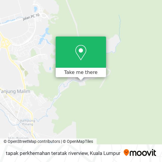 tapak perkhemahan teratak riverview map