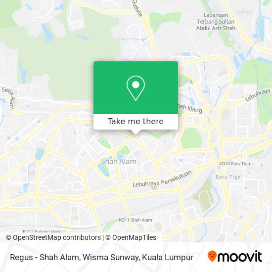 Peta Regus - Shah Alam, Wisma Sunway