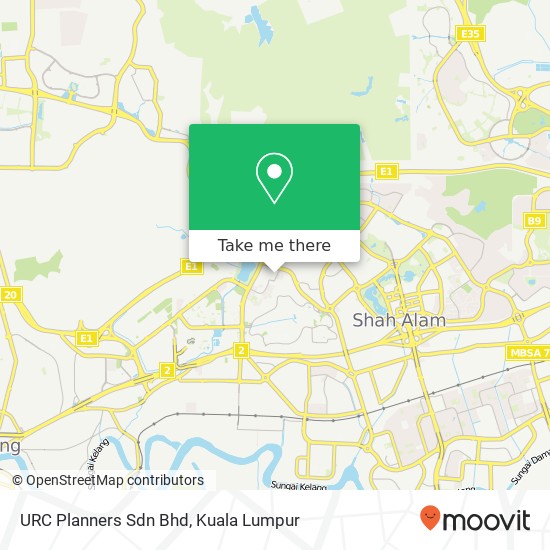 URC Planners Sdn Bhd map
