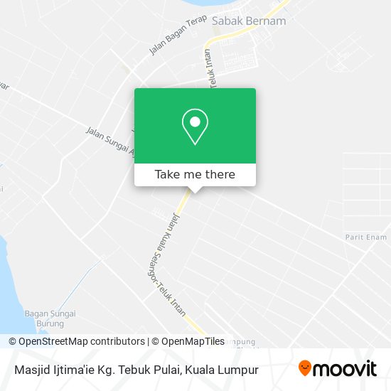 Peta Masjid Ijtima'ie Kg.  Tebuk Pulai