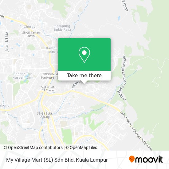 Peta My Village Mart (SL) Sdn Bhd