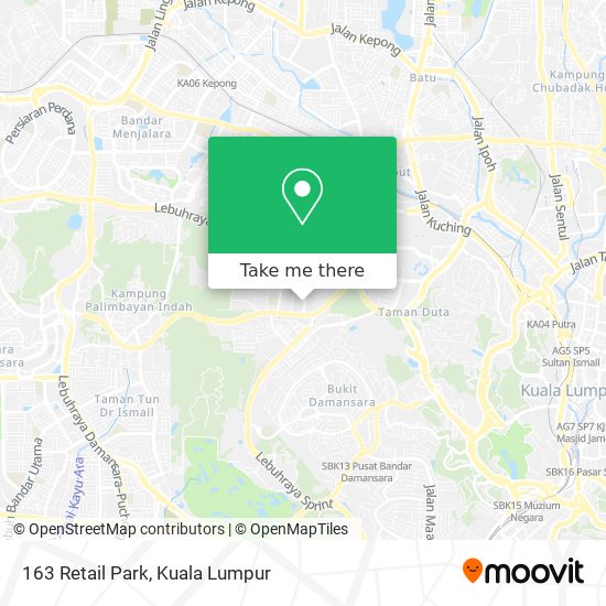 Peta 163 Retail Park