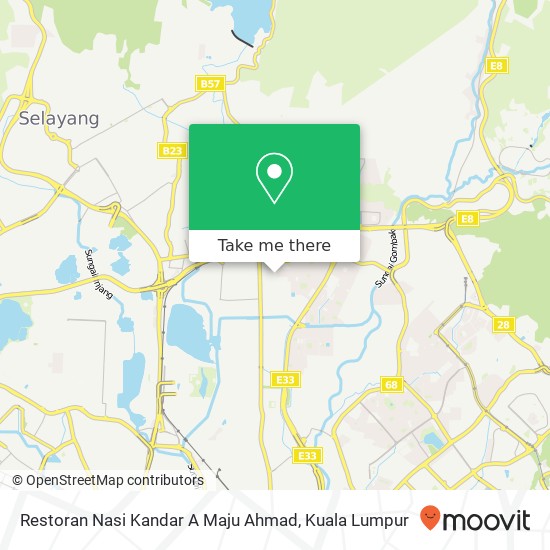 Restoran Nasi Kandar A Maju Ahmad map