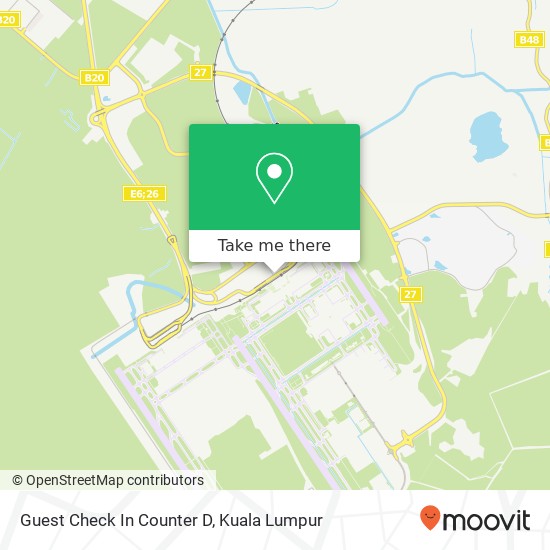 Guest Check In Counter D map