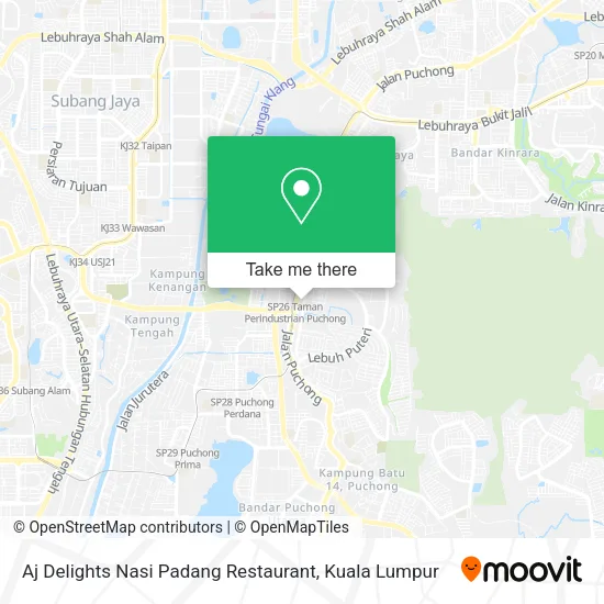 Aj Delights Nasi Padang Restaurant map