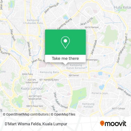 Peta D'Mart Wisma Felda