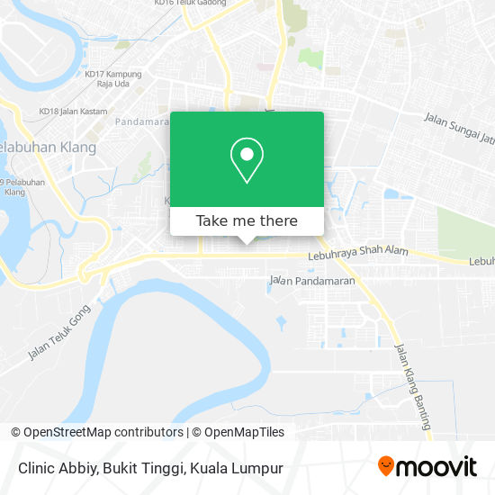 Clinic Abbiy, Bukit Tinggi map