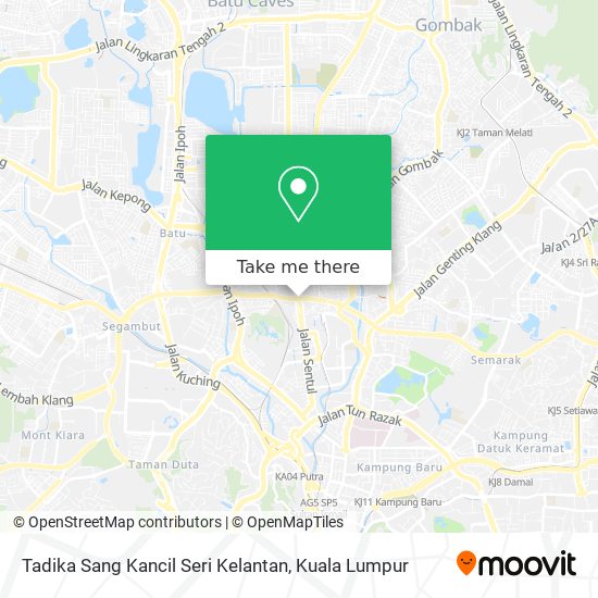 Peta Tadika Sang Kancil Seri Kelantan