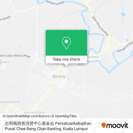 志明栈慈善洗肾中心基金会 Persatuankebajikan Pusat Chee Beng Chan Banting map