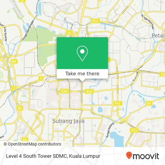 Level 4 South Tower SDMC map