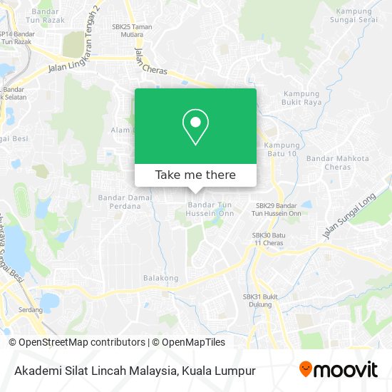 Akademi Silat Lincah Malaysia map