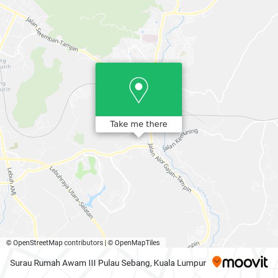 Surau Rumah Awam III Pulau Sebang map