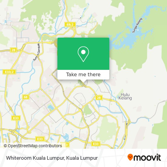 Whiteroom Kuala Lumpur map