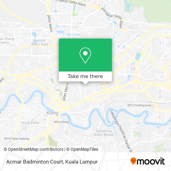 Acmar Badminton Court map