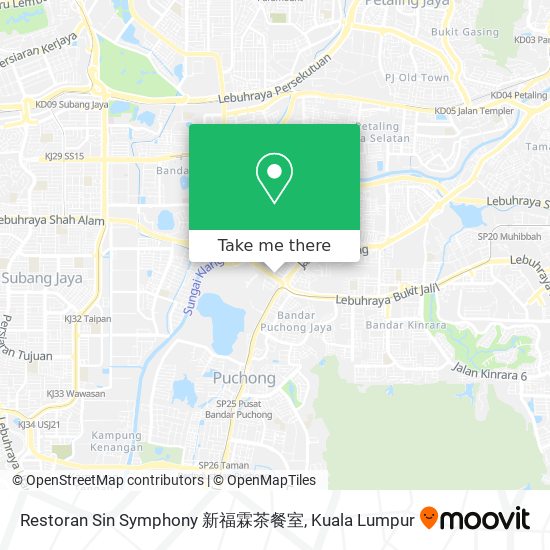 Restoran Sin Symphony 新福霖茶餐室 map