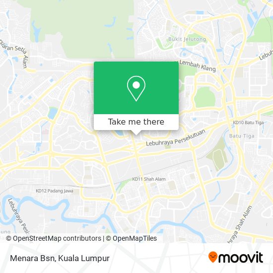 Menara Bsn map