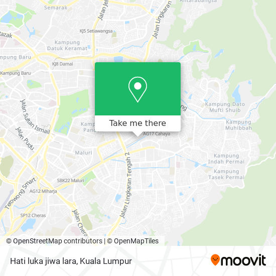 Hati luka jiwa lara map