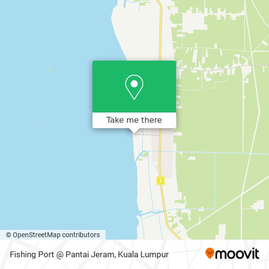 Fishing Port @ Pantai Jeram map