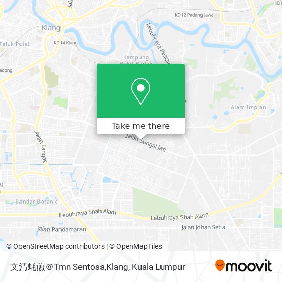 文清蚝煎＠Tmn Sentosa,Klang map