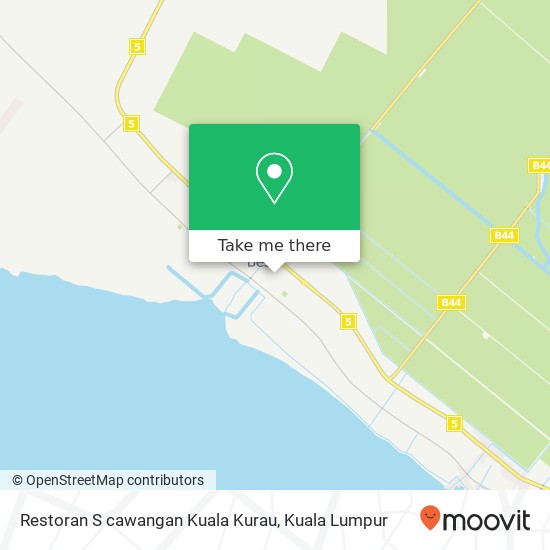 Peta Restoran  S cawangan Kuala Kurau