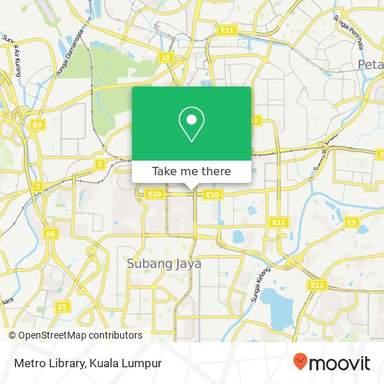 Metro Library map