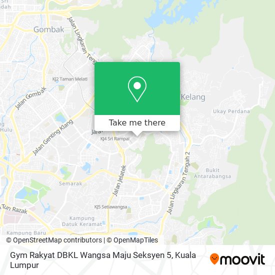 Gym Rakyat DBKL Wangsa Maju Seksyen 5 map
