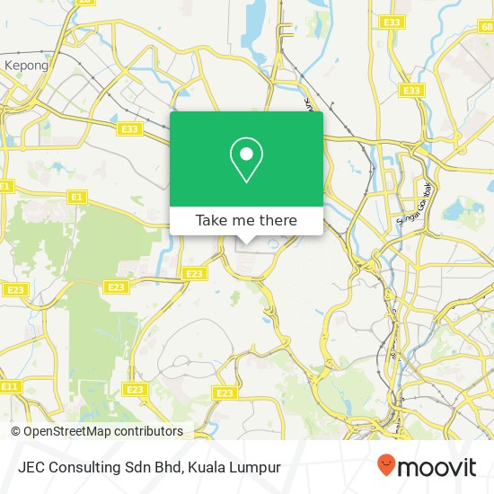 Peta JEC Consulting Sdn Bhd