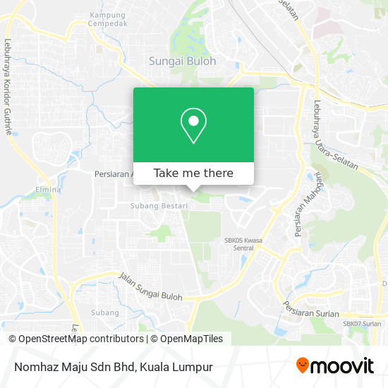 Nomhaz Maju Sdn Bhd map