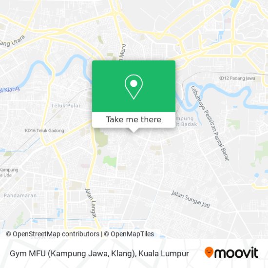 Gym MFU (Kampung Jawa, Klang) map