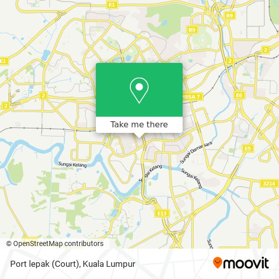 Port lepak (Court) map