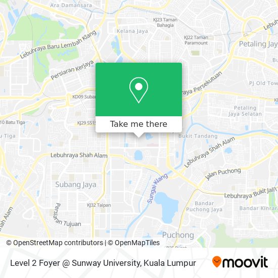 Level 2 Foyer @ Sunway University map