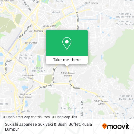 Sukishi Japanese Sukiyaki & Sushi Buffet map
