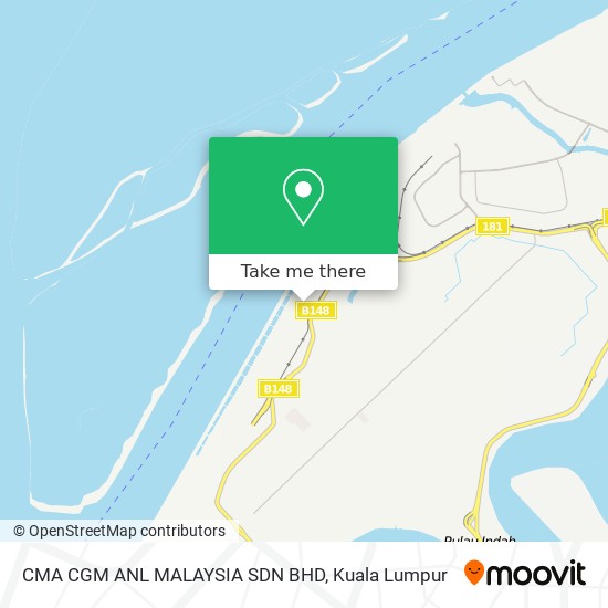 CMA CGM ANL MALAYSIA SDN BHD map