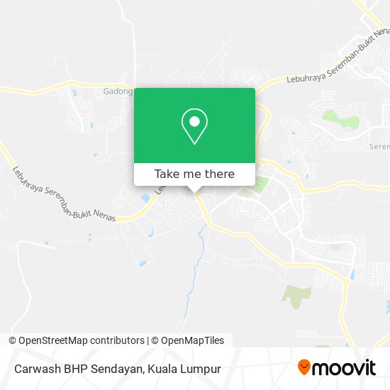 Carwash BHP Sendayan map